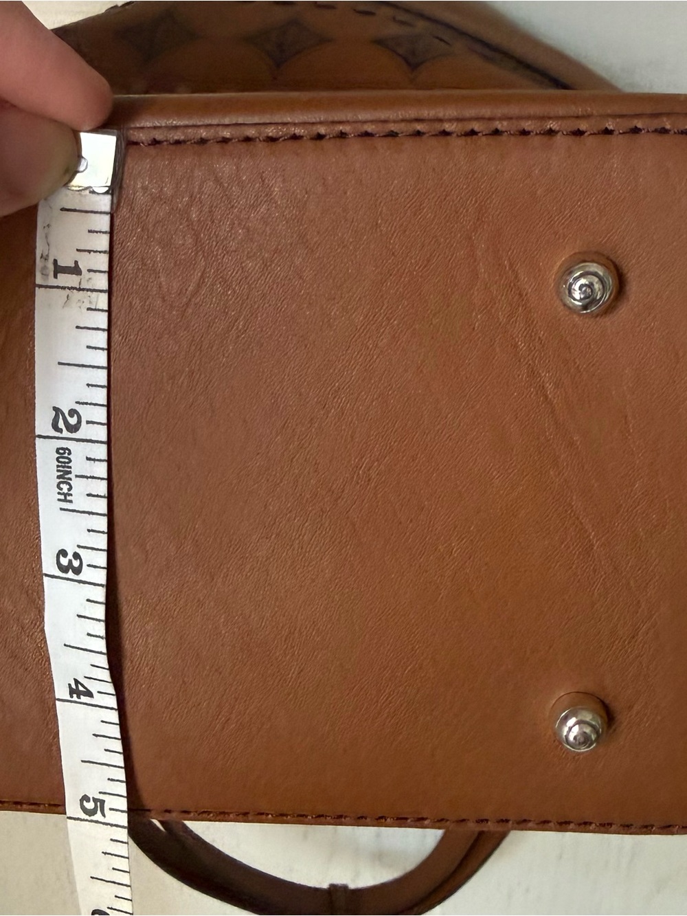 Brighton Ferreira Lorenza Valera bucket bag rich sienna leather silver hardware - Picture 16 of 16